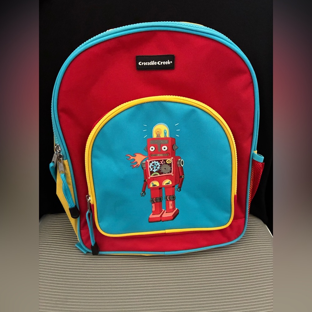 Little Kids Crocodile Creek Robot Backpack and Lunch Set - Picture 5 of 8